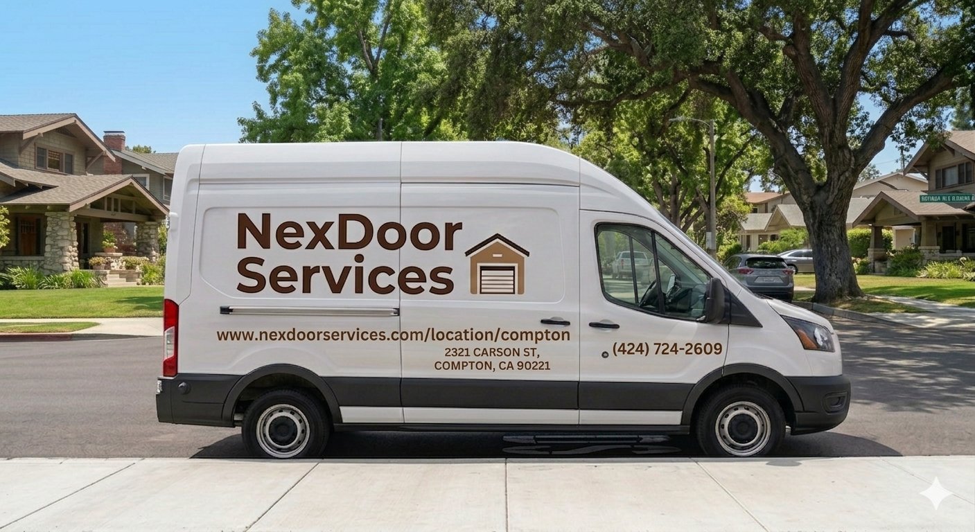 NexDoor Services van in Compton, CA