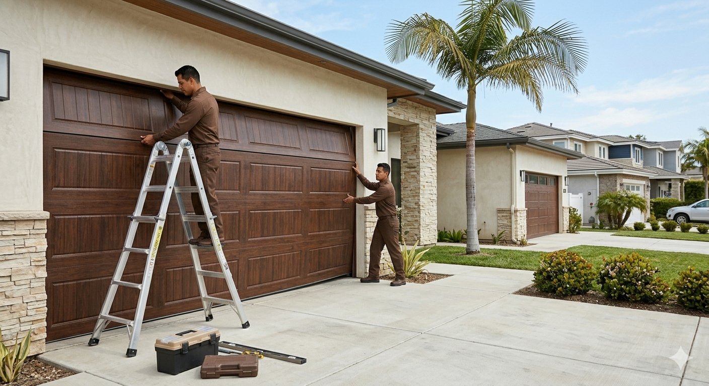 Professional garage door spring replacement by NexDoor Services